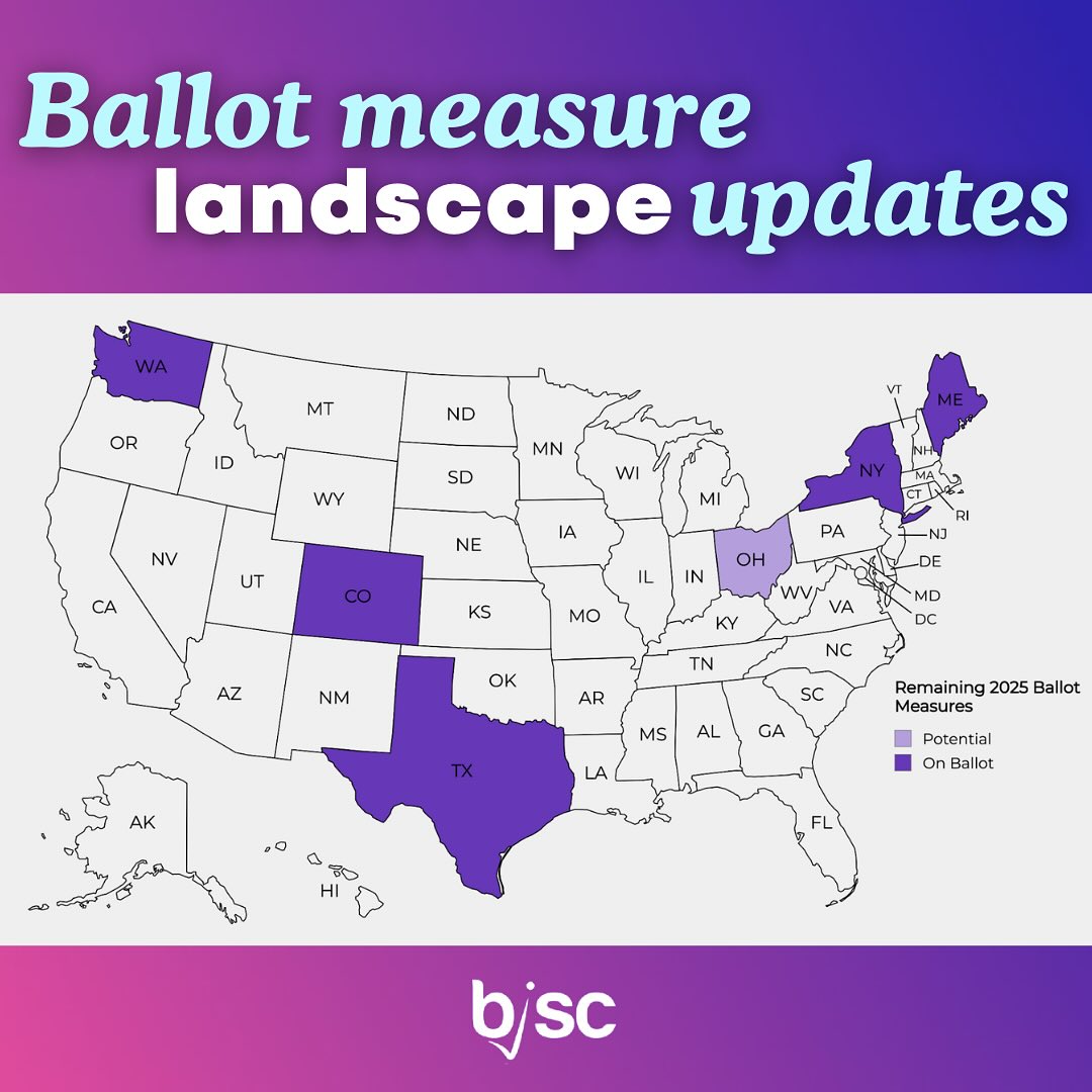 Instagram photo for: Wondering what’s new in the ballot measure landscape? We’ve got you covered!

🗳️ 23 ballot measures are confirmed for the November 2025 ballo...
